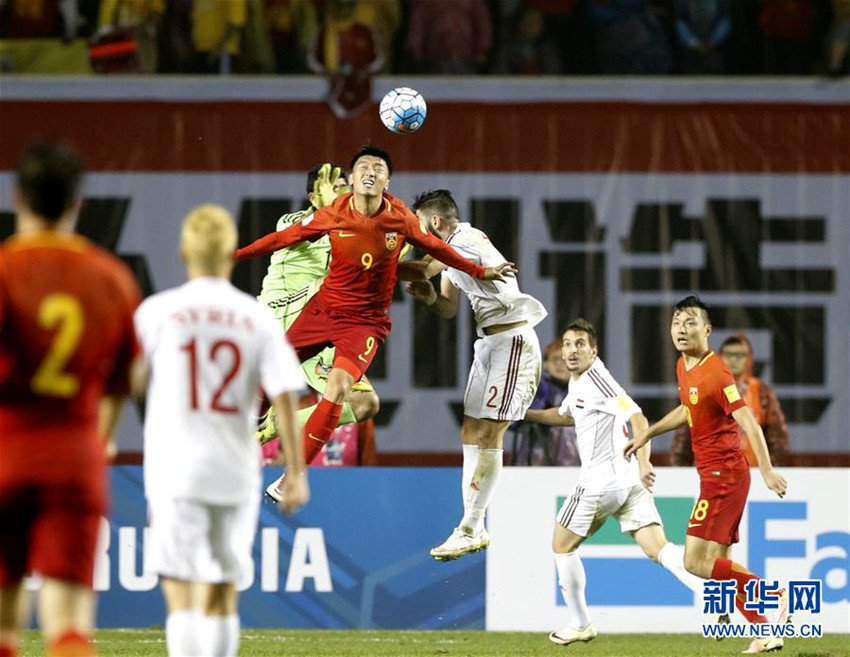 中 축구 ‘행운의 장소’ 시안서 시리아에 0:1 패배