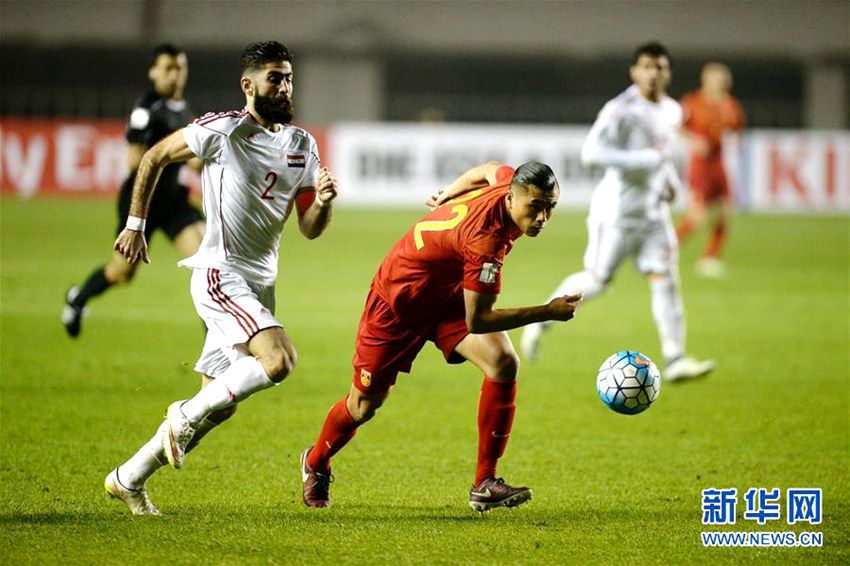 中 축구 ‘행운의 장소’ 시안서 시리아에 0:1 패배