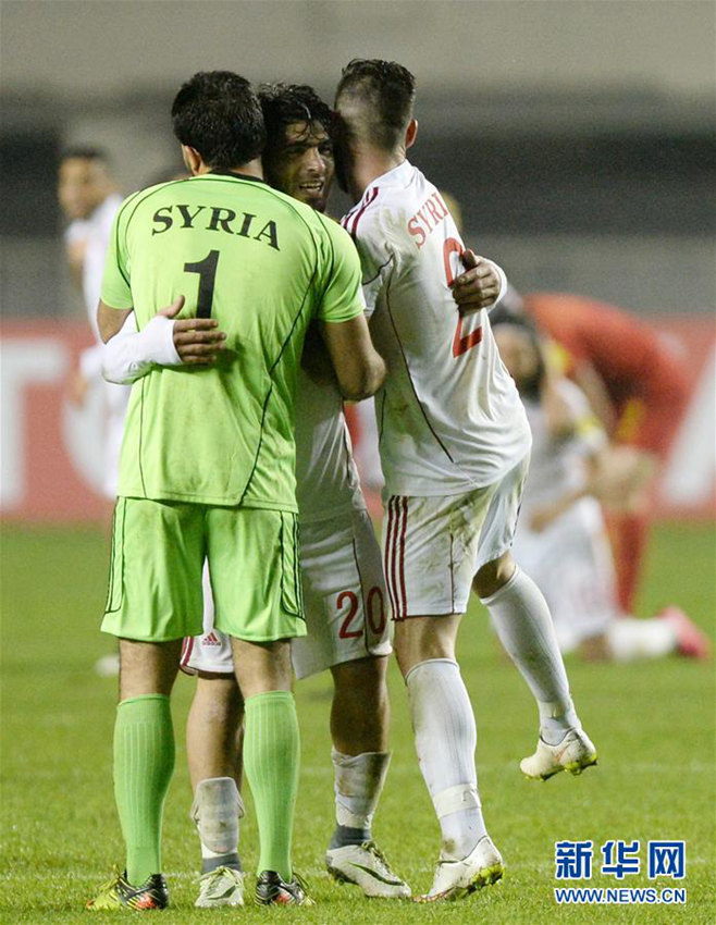 中 축구 ‘행운의 장소’ 시안서 시리아에 0:1 패배