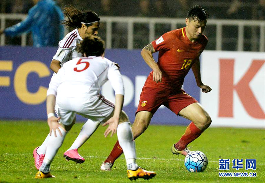 中 축구 ‘행운의 장소’ 시안서 시리아에 0:1 패배