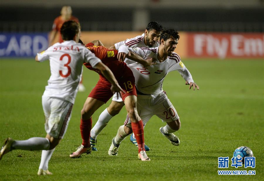 中 축구 ‘행운의 장소’ 시안서 시리아에 0:1 패배