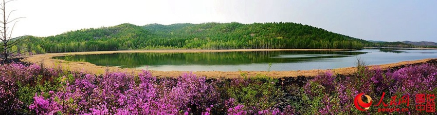 네이멍구 다얼빈후 국가삼림공원, 명품 일출과 언색호