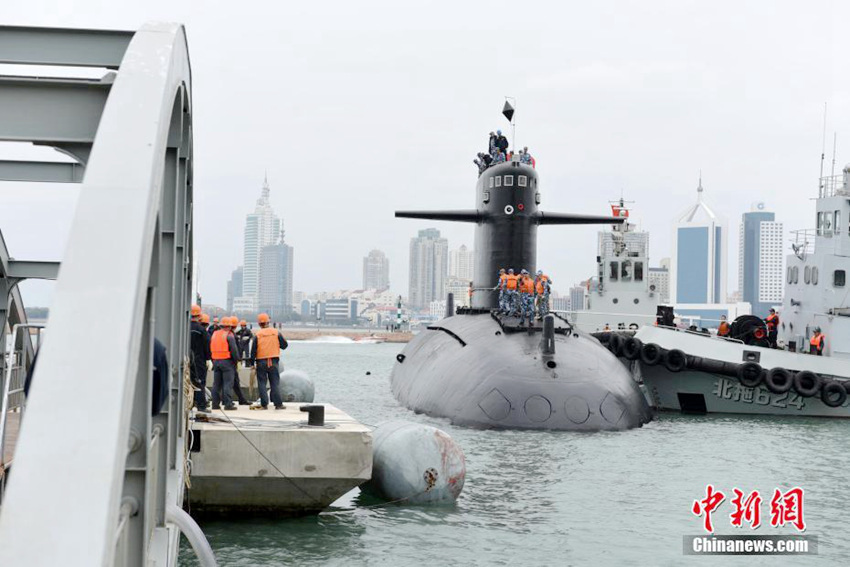 중국 최초 핵잠수함 퇴역 후 해군박물관에 전시