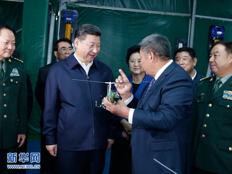 시진핑, 제2회 군민 융합 발전 첨단기술 성과전 참관