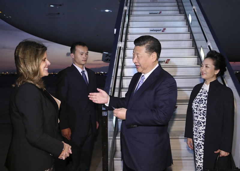 시진핑, 리마 도착…APEC 회의 참석∙페루 공식 방문