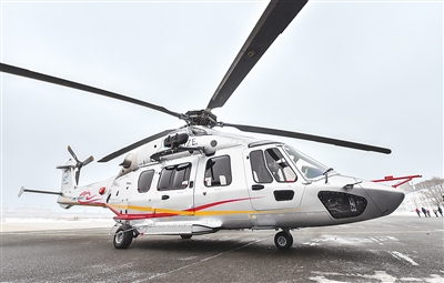 중국 첫 7톤급 민용 헬기 처녀비행 성공