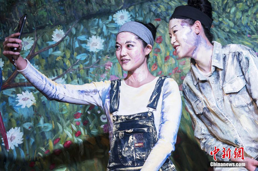산시 인간 3D 유화쇼, ‘그림 안에 사람 있다’