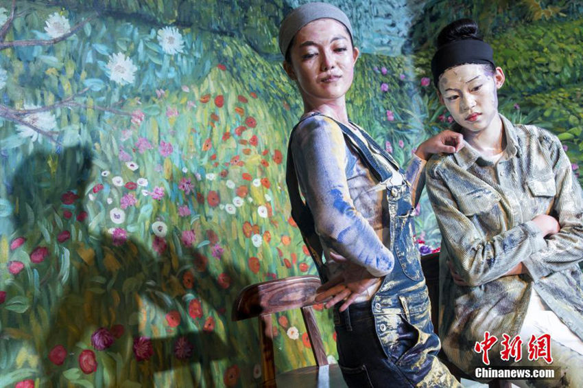 산시 인간 3D 유화쇼, ‘그림 안에 사람 있다’