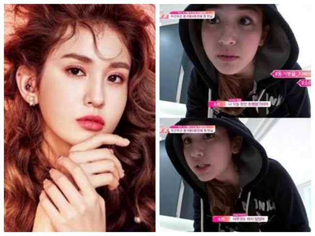 쌩얼은 미인 여부를 판단하는 기준! 전소미 소녀시대 유역비 류시시 등 中韓 쌩얼 여신들의 화장 전후 사진 공개