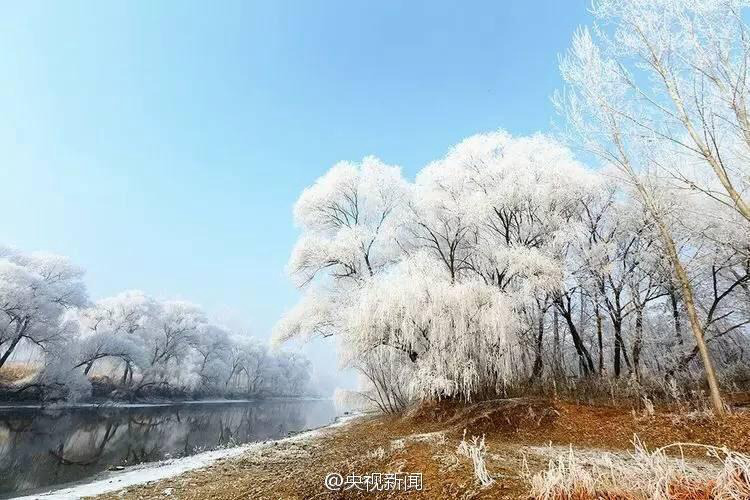천 년 역사 자랑하는 톈진 지저우에 펼쳐진 환상적인 상고대 풍경