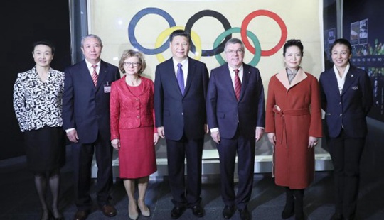 시진핑 주석, 토마스 바흐 IOC 위원장 회견