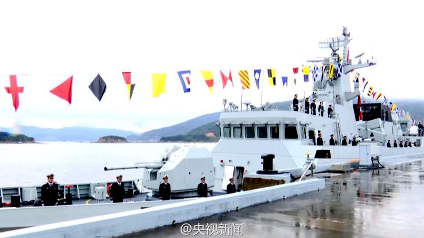 중국 신형 미사일 호위함, ‘어저우함’ 해군에 정식 합류
