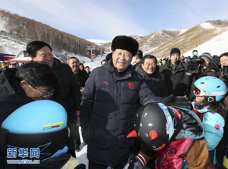 시진핑, 장자커우시 동계올림픽 준비업무 시찰