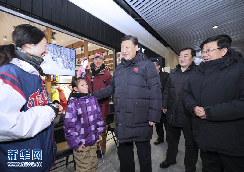 시진핑, 장자커우시 동계올림픽 준비업무 시찰
