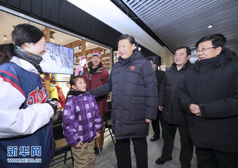 시진핑, 장자커우시 동계올림픽 준비업무 시찰