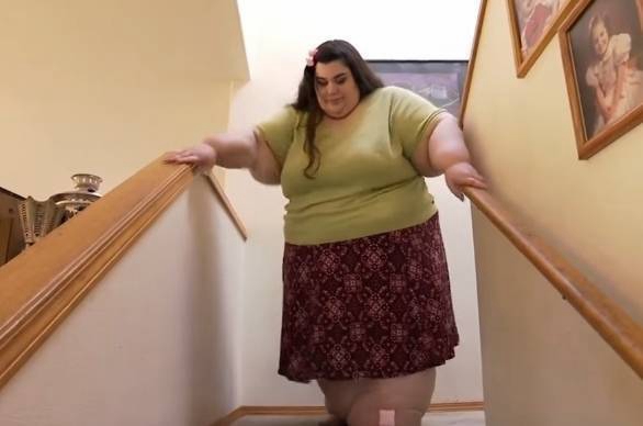 290kg 거구 女 1년간 120kg 감량, 오드리 햅번 닮은꼴!