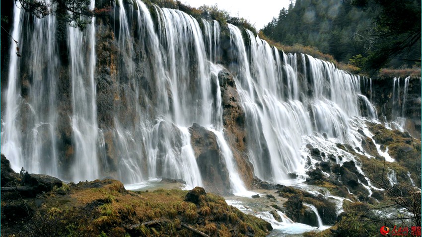 쓰촨 주자이거우에 내린 첫눈, 자연의 아름다움이란 이런 것