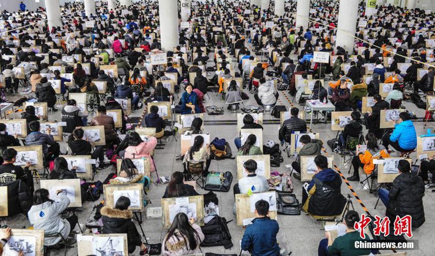 산둥 지역 예술大 시험 시작! 7천 명 수험생들의 경합