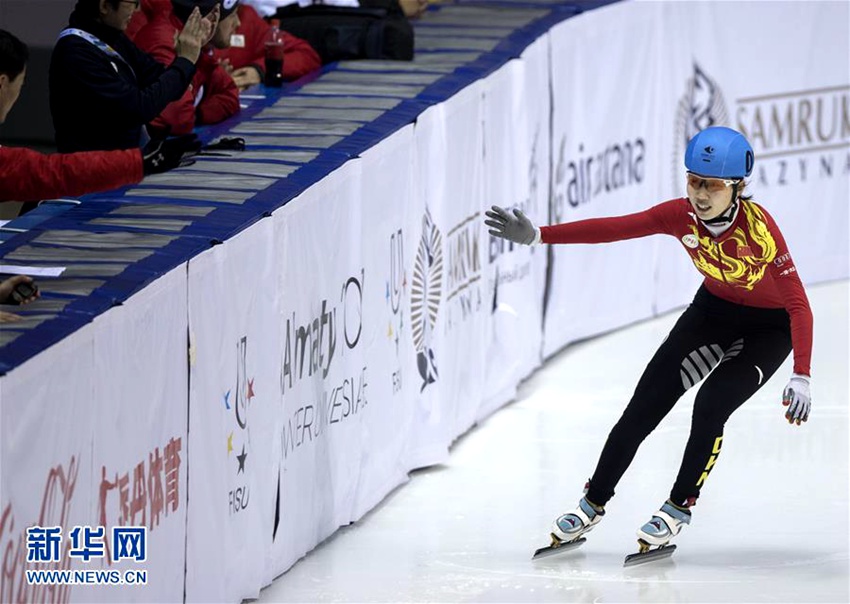 동계유니버시아드 쇼트트랙 여자 500m, 중국 나란히 1, 2위