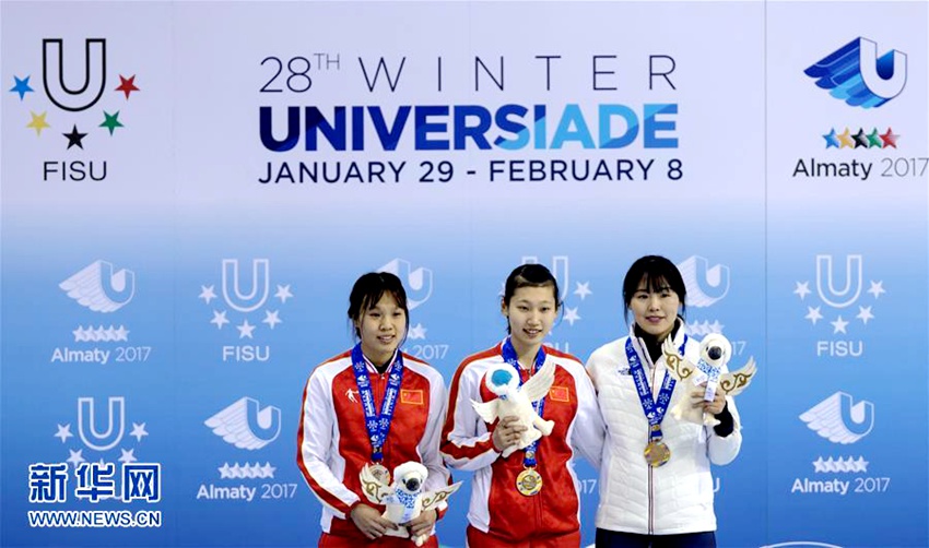 동계유니버시아드 쇼트트랙 여자 500m, 중국 나란히 1, 2위