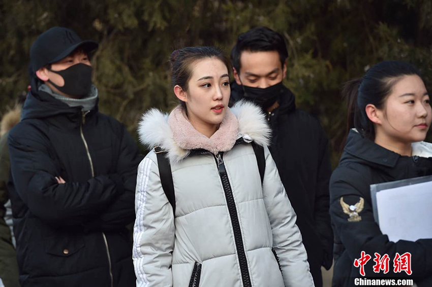 베이징영화학원 예대 입학시험 시작, 미남 미녀들의 미모 뽐내기