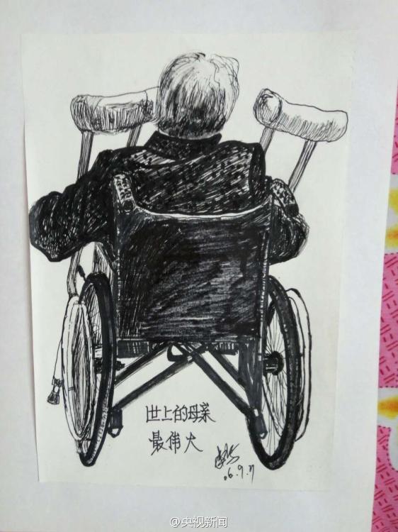 母 잃은 60대 남성, 생전 그린 그림으로 보는 어머니 모습