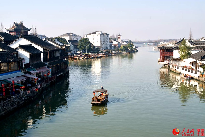 중국 ‘상하이의 베니스’: 강남 수상 마을 주자자오(朱家角)