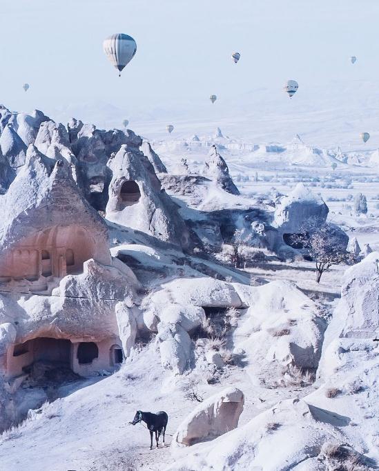 지구에서 달 표면과 가장 비슷한 땅, 터키 카파도키아