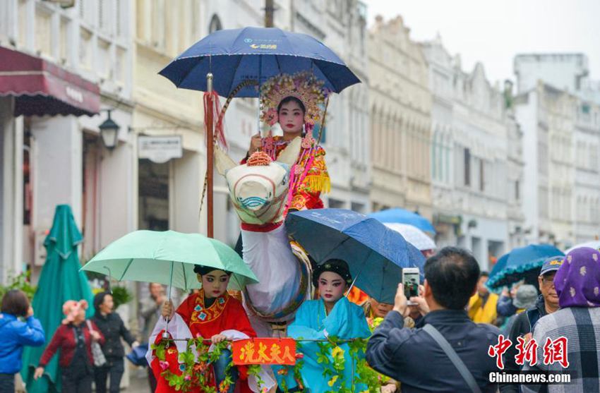 중국 하이커우서 개최된 ‘마조신 순유 복 기원’ 행사