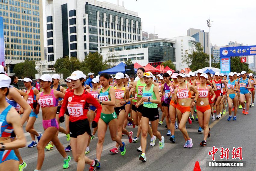 중국 경보 그랑프리 세계 선수권대회 선발대회! 안후이 황산서 개막