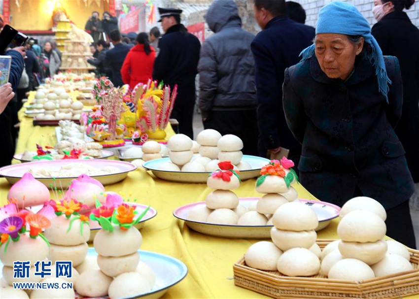 중국 산시 란현 ‘민간 몐쑤(面塑) 예술축제’ 현장, 화려한 작품들