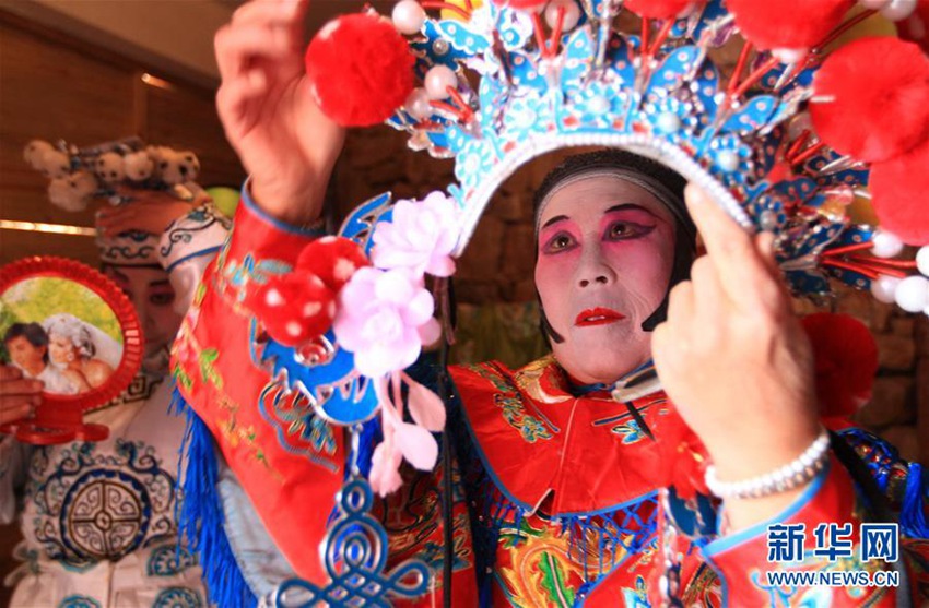 중국 산둥 남부, 300년 역사의 전통극 공연 ‘현자희’
