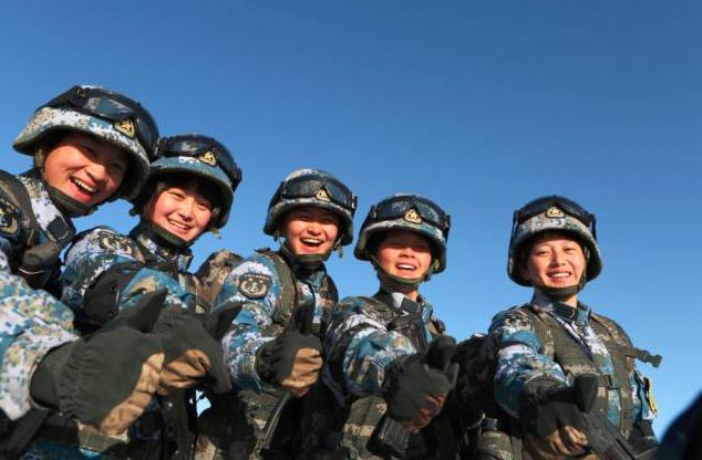 용맹하고 늠름한 중국 해군 육전대의 모습: 악으로! 깡으로!
