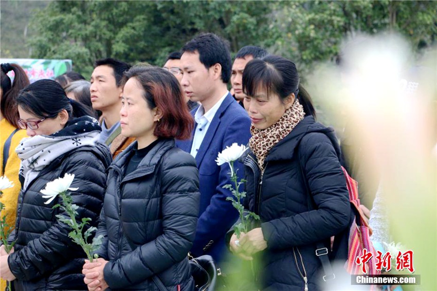청명절 앞두고 중국 광시서 시신 및 장기 기증자들 기리는 행사 열려
