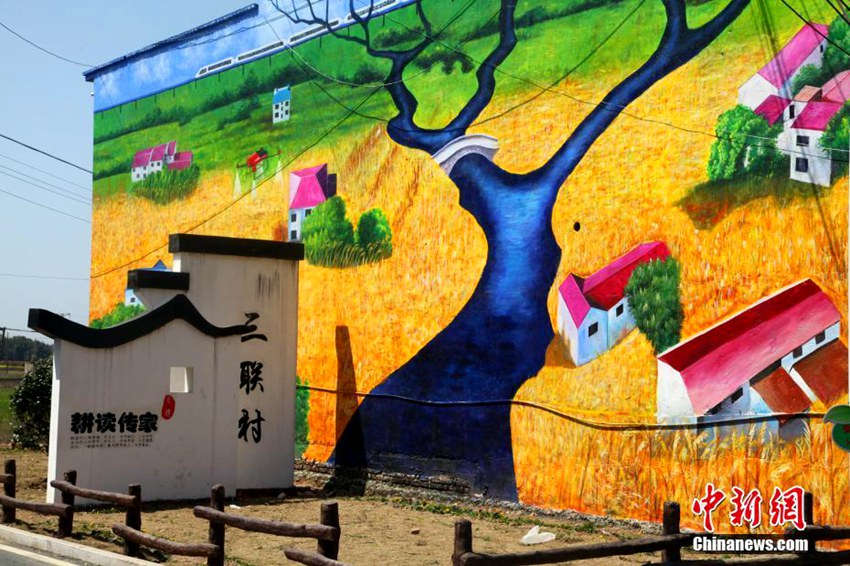 중국 농촌의 新모습: 3D 벽화로 유명세 떨치게 된 장시 마을