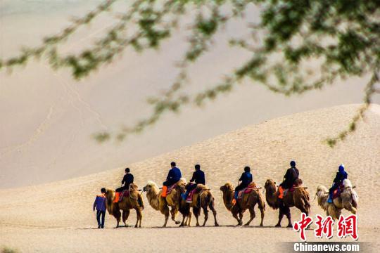중국 둔황에 찾아온 관광열풍, 낙타 타며 느끼는 사막관광의 매력
