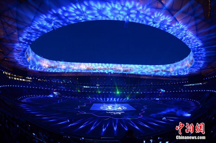 불빛 교향 시청각쇼 베이징 국가체육장에서 개최, 소리&불빛&전기의 조화