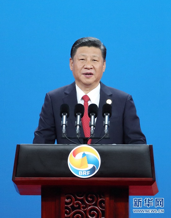 시진핑, ‘일대일로’ 국제협력 정상포럼 개막식서 기조연설