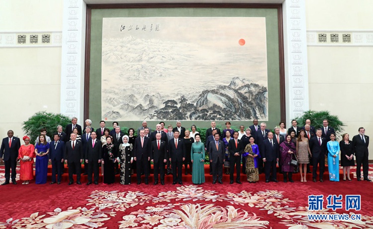 시진핑, ‘일대일로’ 국제협력 정상포럼 환영만찬 개최