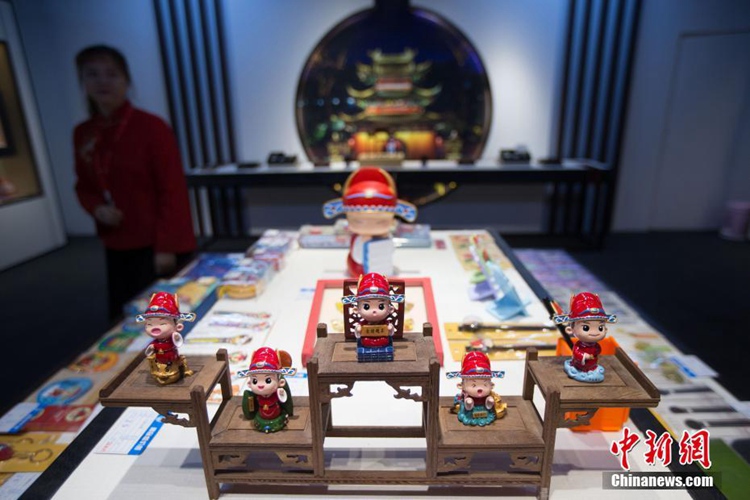 중국 난징 문박문창 대관원 개장, ‘귀여운 문화상품’들 전시