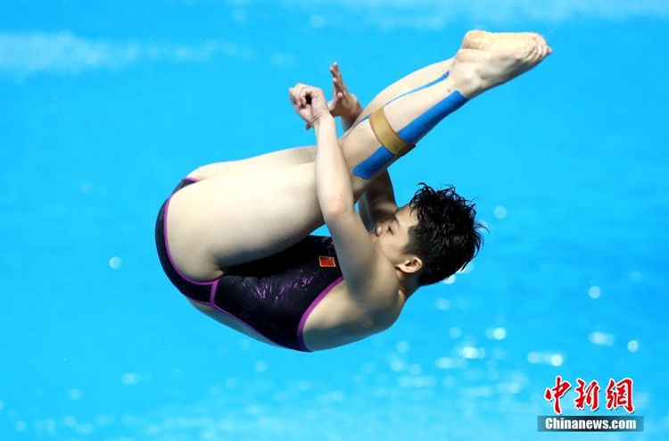 2017 중국 다이빙 챔피언 결정전, 광둥 천이원 女 1m 스프링보드 우승