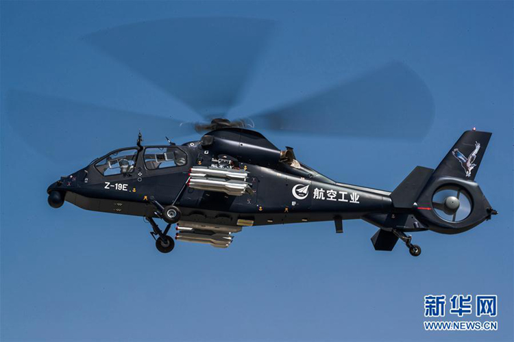 중국산 최초의 수출용 무장헬리콥터 ‘Z-19E’, 하얼빈서 첫 비행 성공