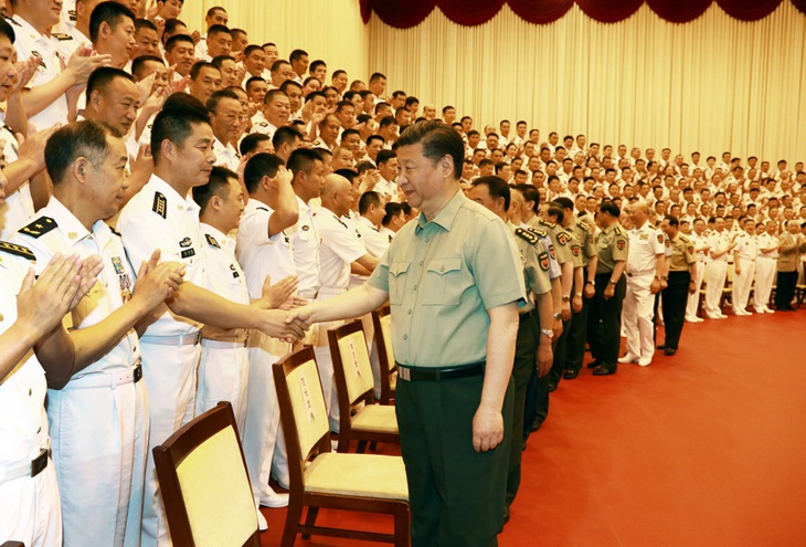 시진핑 주석, 해군 기지 시찰