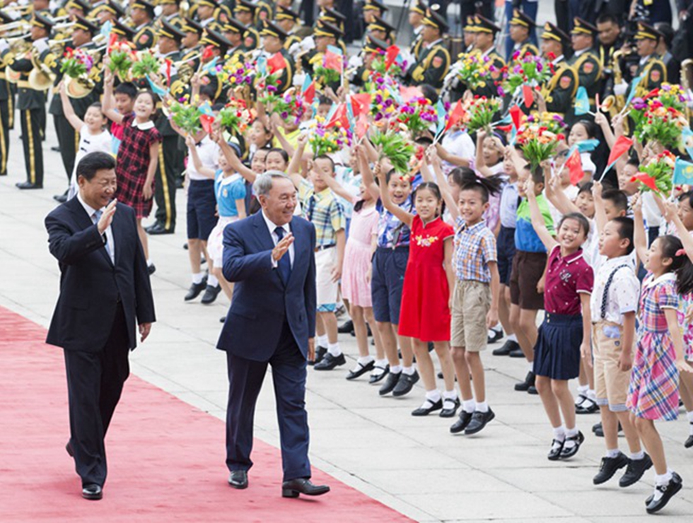 【2015년 9월 1일】시진핑-카자흐 대통령 회담 거행
