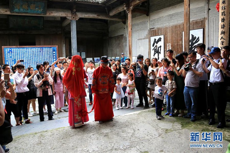 안후이 황산, 후이저우의 민속 혼례 공연 펼쳐져