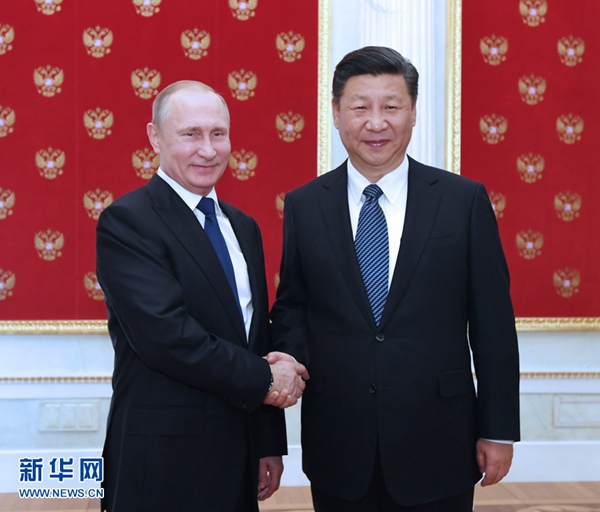 시진핑 中 국가주석, 푸틴 러시아 대통령 회견