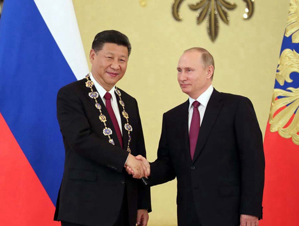시진핑 주석, 푸틴 러시아 대통령과 회담 가져
