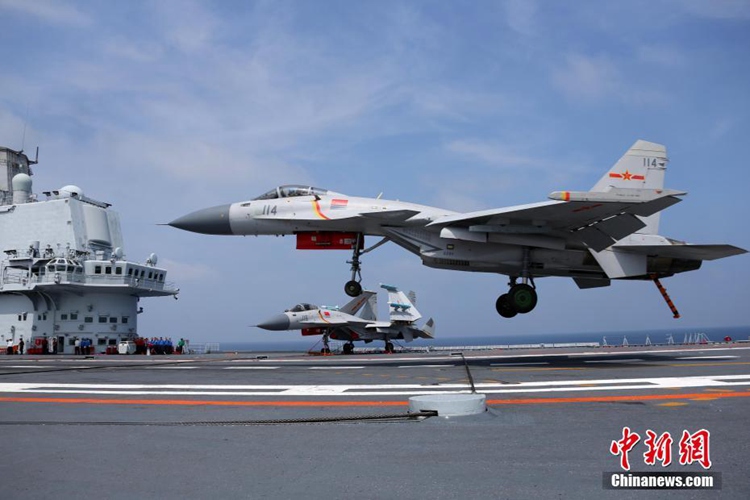 중국 해군 항공모함 편대의 ‘기동 훈련’, 주야간 풀타임 소화