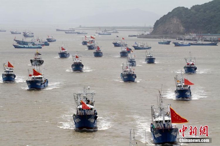 저장 저우산 어업 금지령 해제, 바다로 떠나는 ‘어선 부대’