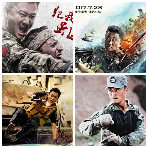 중국 대륙을 휩쓸고 있는 전쟁영화 ‘전랑2’, 군복 입은 사나이 스타들 ‘멋짐’ 폭발